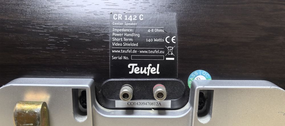 Комплект Teufel CR 1420 SW/CR 142FR-4шт./CR 142C-1шт./4Ω