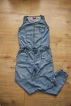 Jeansowy kombinezon S.Oliver S M denim szerokie nogawki mom jeans