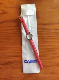 Relógio Casio Vermelho Pequeno