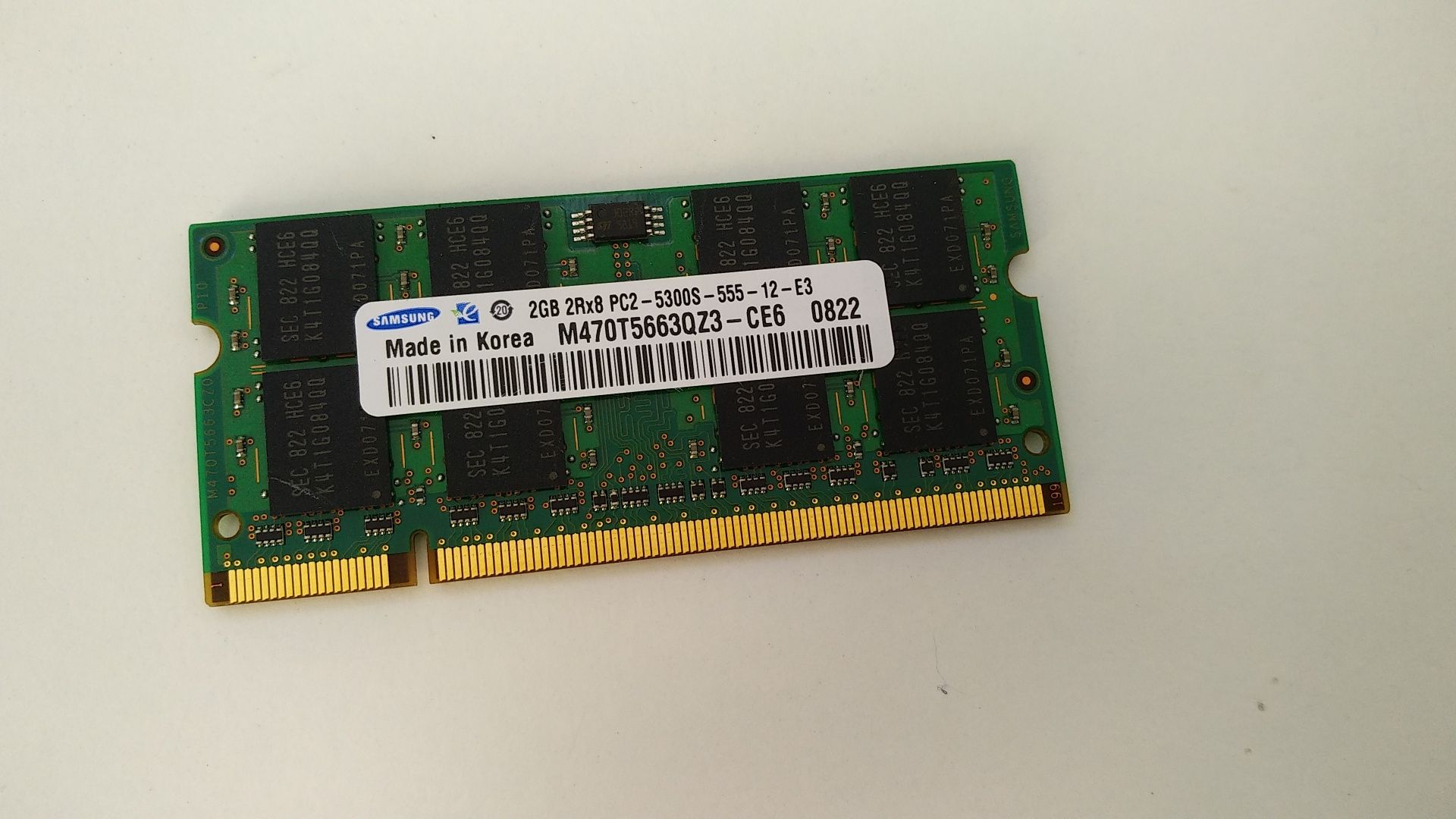 Оперативка оперативна пам'ять ddr2 2GB sodimm для ноутбука