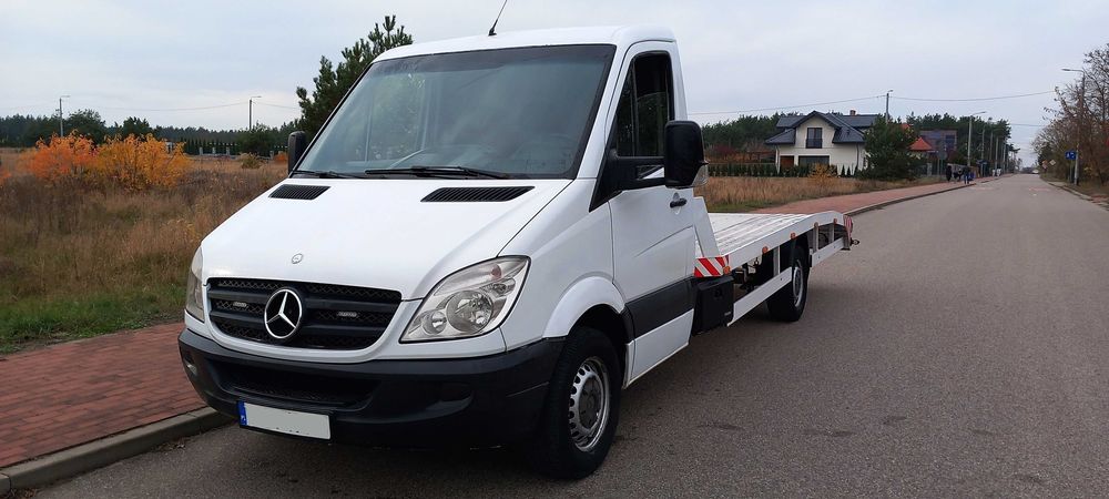 Autolaweta Sprinter 319 CDI V6 Klima Navi Ładny laweta Salon PL Max