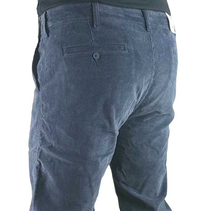Męskie sztruksy Levi's - XX Chino szaro-nieb. nowe oryg. Levis W30/L34