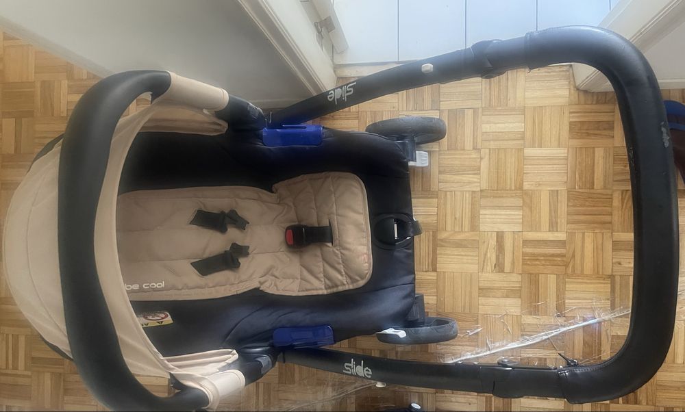 Carrinho + Ovo em perfeitas condições, 3 em 1 confortavel