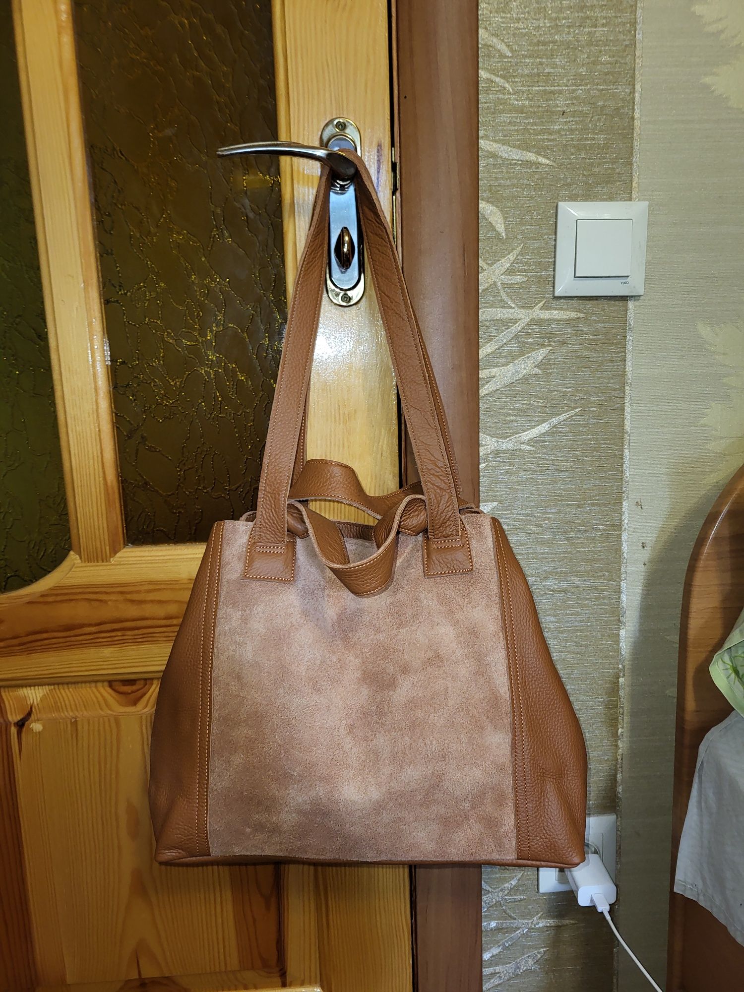 Нова шкіряна жіноча сумка