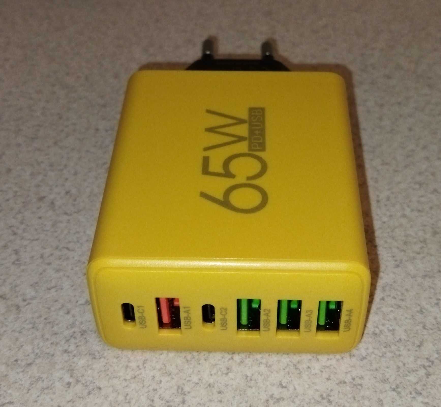 Сетевое зарядное устройство "Charge"   65W + 40W (новое)