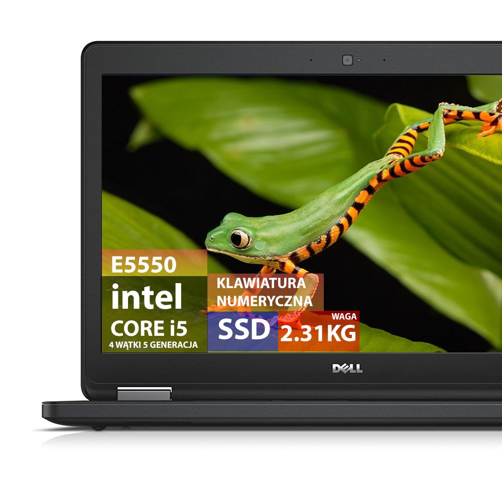 Laptop Dell Latitude E5550 I5-5200U 8Gb Nowy Ssd 240Gb Windows 10