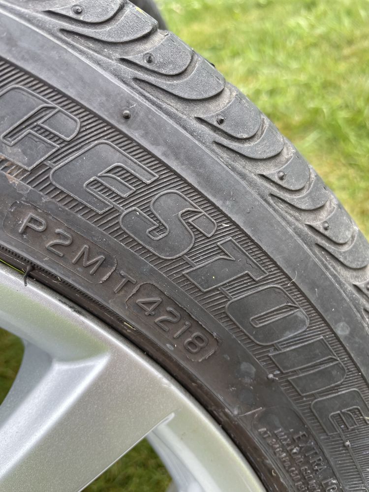 Alufelgi 5x 105 + opony 17” 215/50 6mm Opel J Alutec
