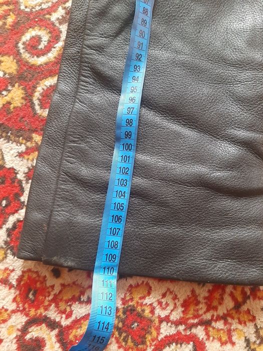 Новые кожаные байкерские штаны