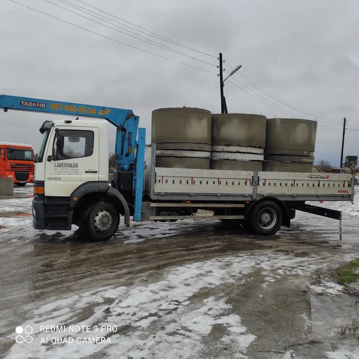 Кран маніпулятор послуги продаж жб колец