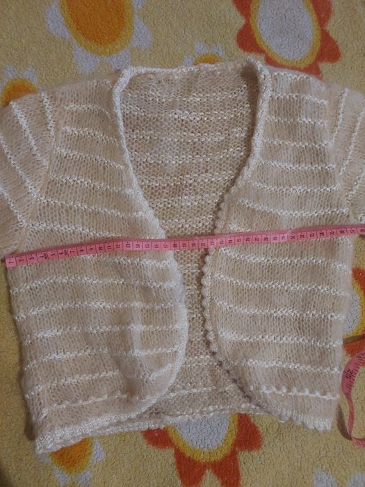 Вязанное болеро на 4-5-6 лет