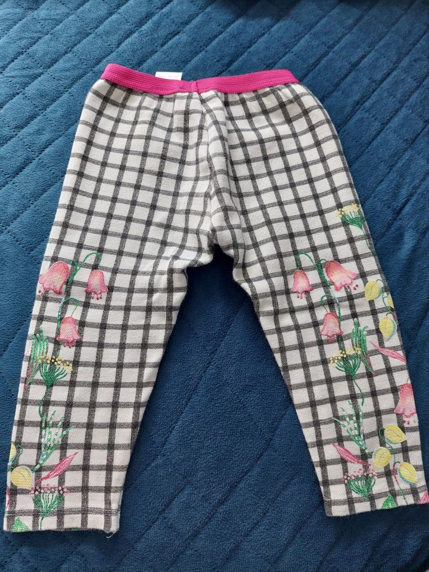 Legginsy w kratkę marki Zara rozmiar 86