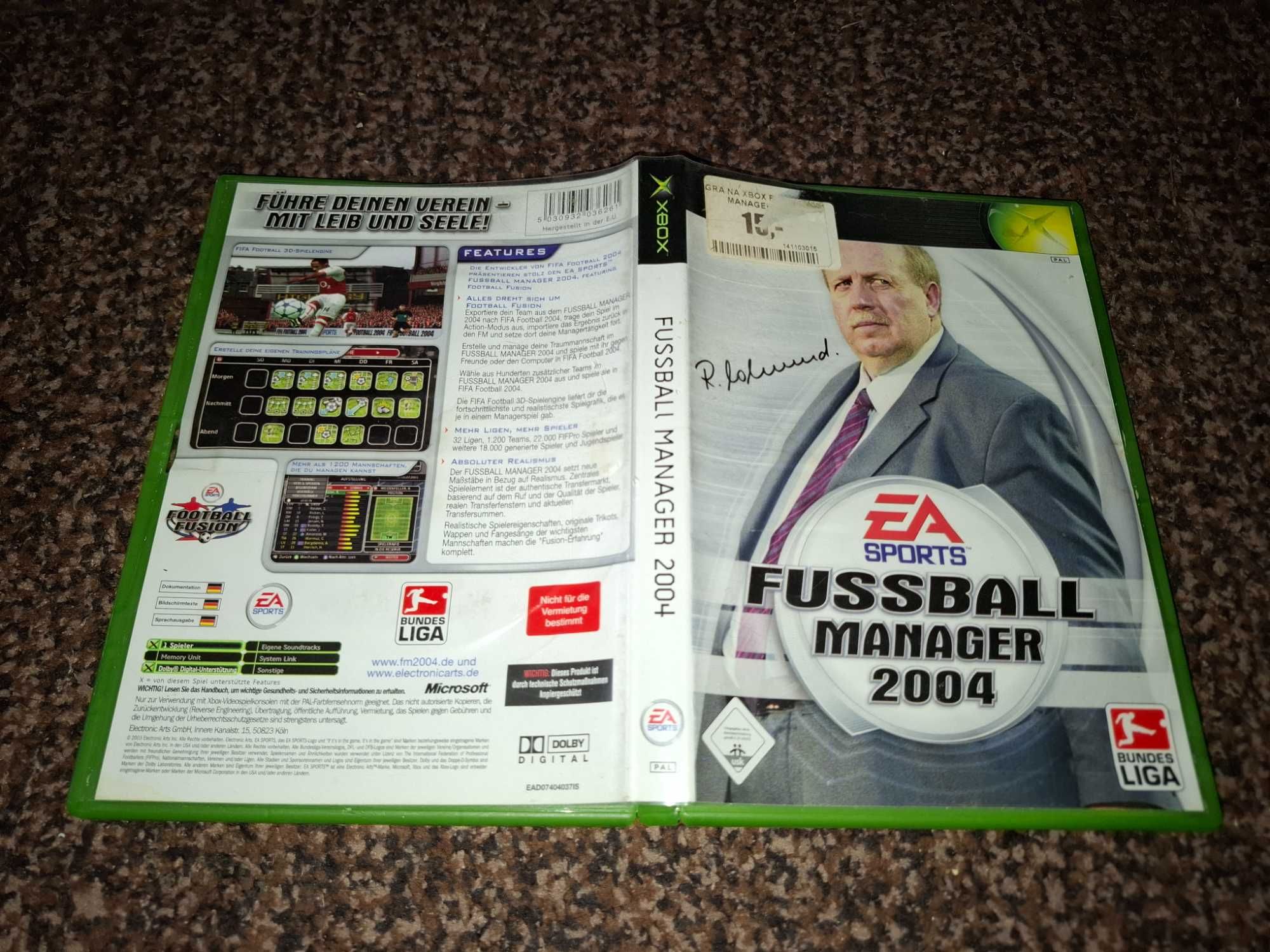 Fussball Manager 2004 - Xbox