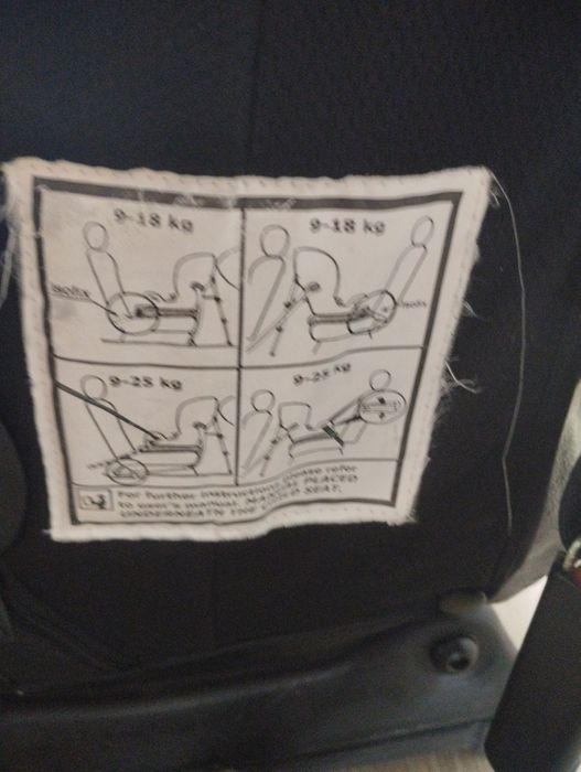 Fotelik samochodowy 9-25 kg z ISOFIX