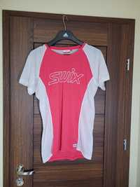 Nowa Damska koszulka swix sportowa rozmiar XL biało rzowa