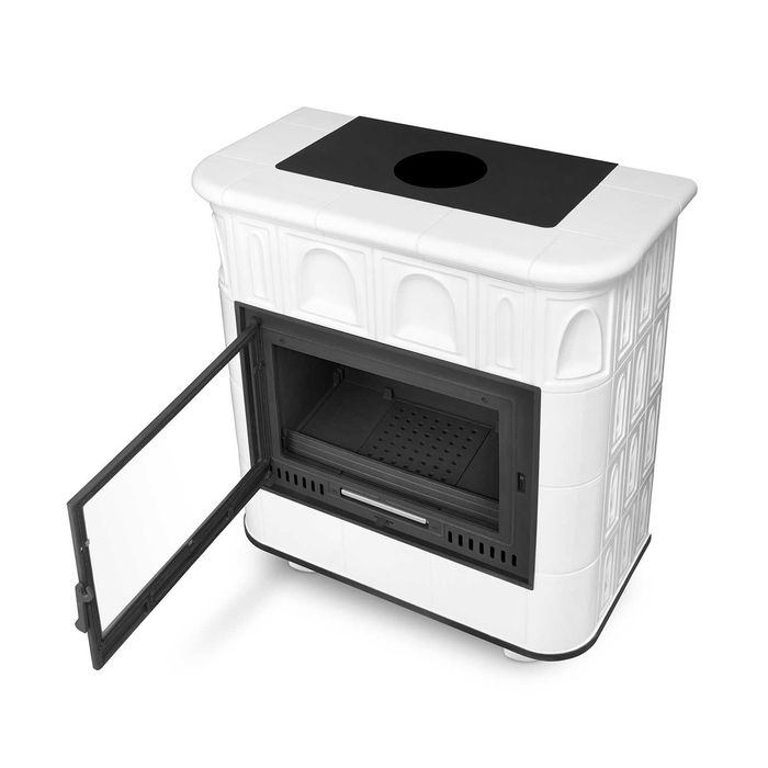 Piec kominek piecyk koza kaflowy ceramiczny obudowa kominkowa GRAZ