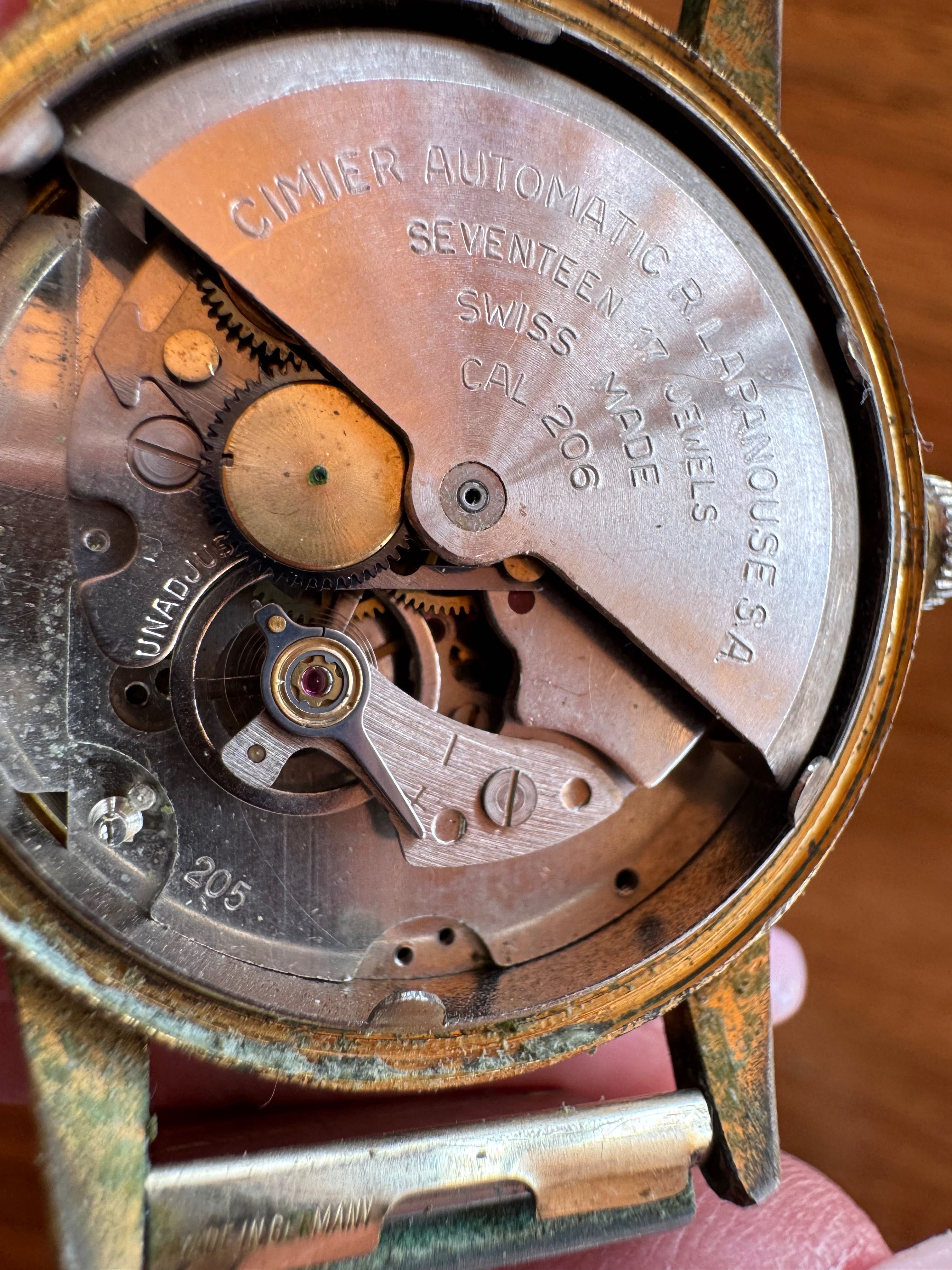 Zegarek automatyczny Cimier 35mm nie działa, do naprawy