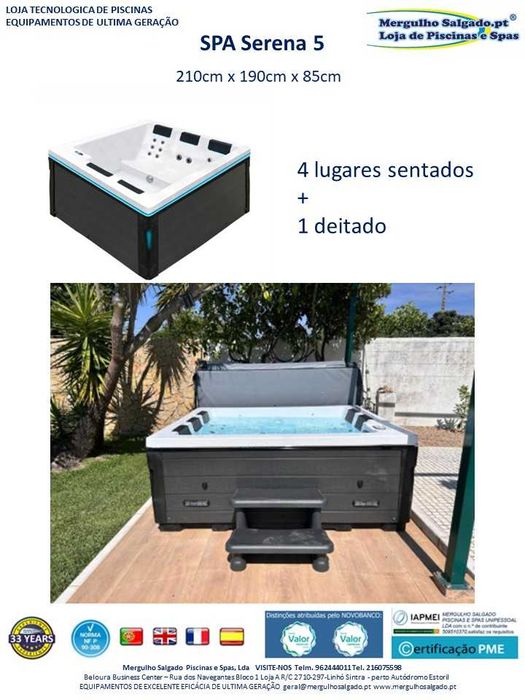Spa Serena 5 Passion 7.435,00€ - Mergulho Salgado Piscinas e Spas