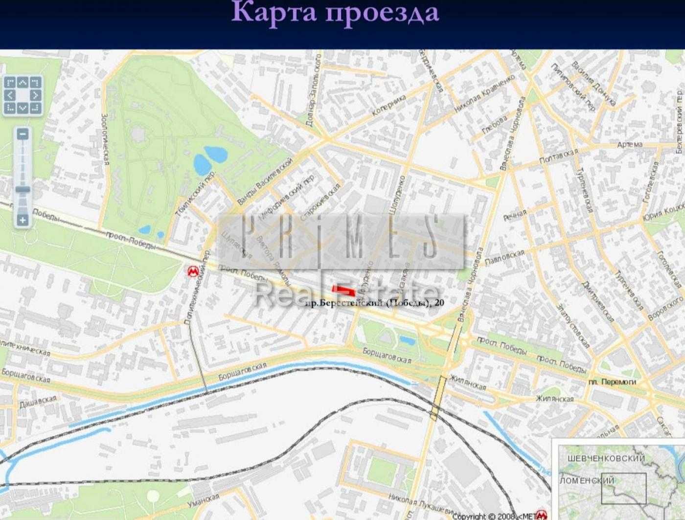 Оренда фасадного приміщення, пр-т Берестейський, 20, Шевченківський