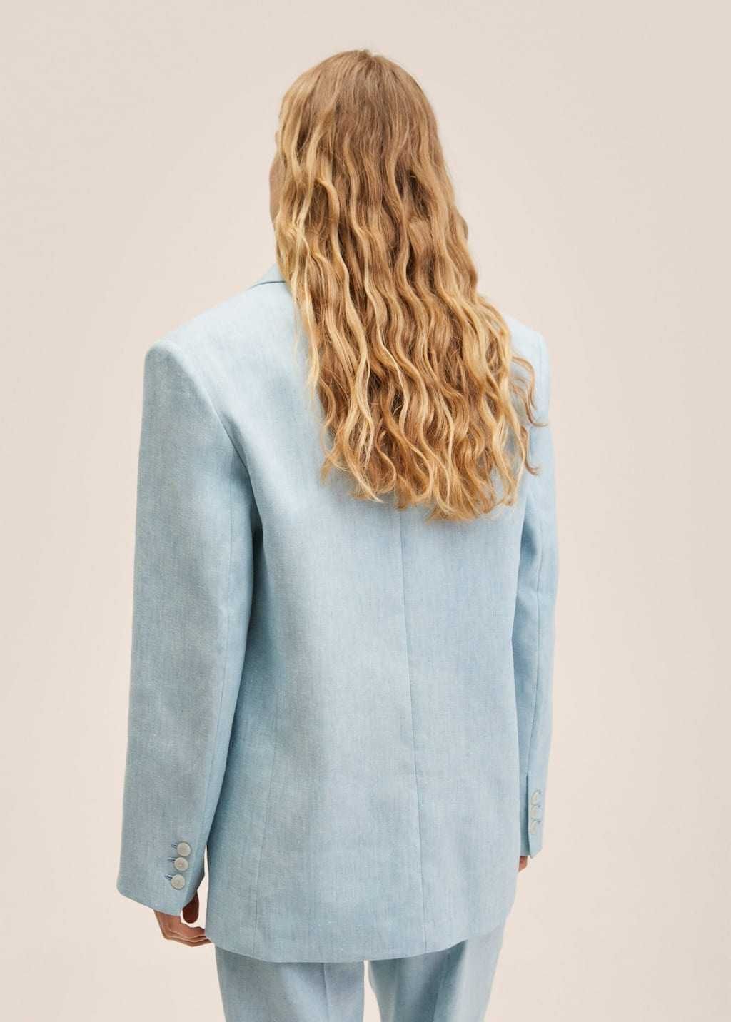 Шикарный блейзер пиджак от Mango новая коллекция Лен оверсайз
