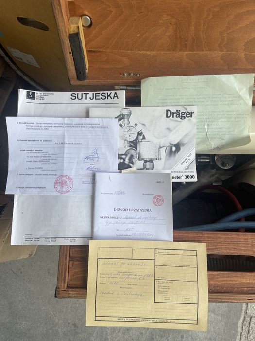 Aparat do narkozy Wojskowy Sutjeska 03 rok1983