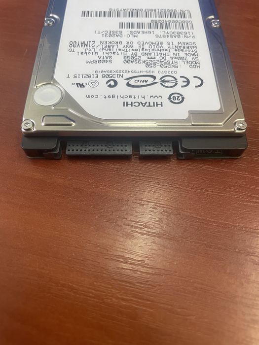 Hdd Hitachi 250gb