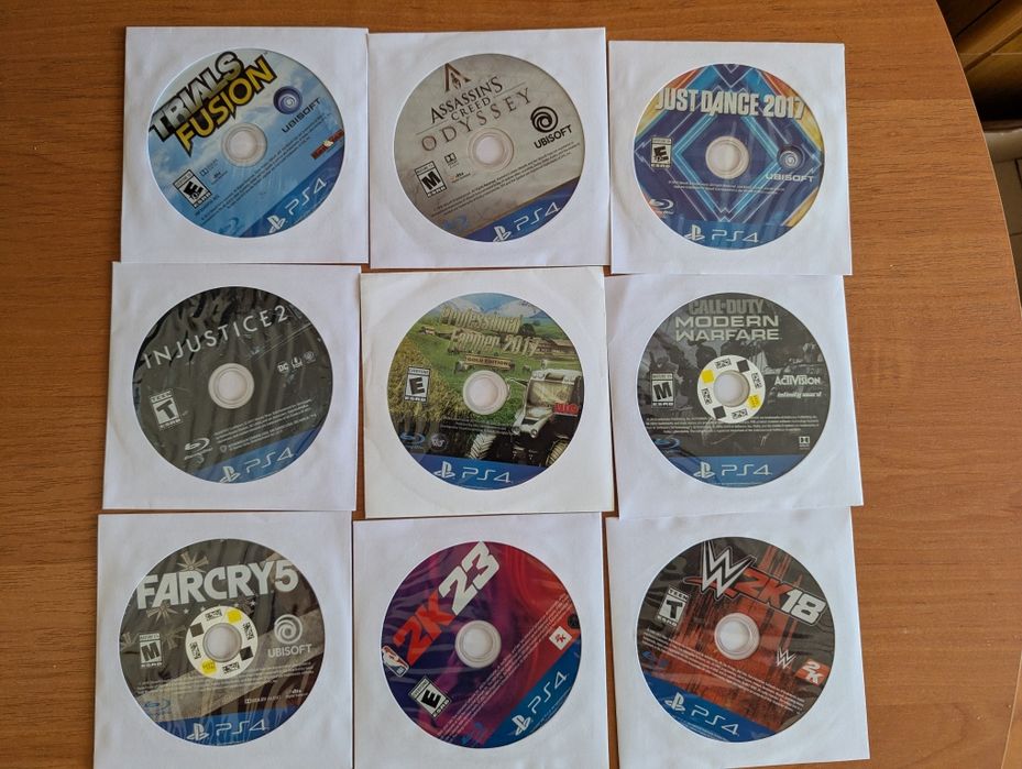 Ігри диски на PS4 PS5 Lego Call of Duty Ark