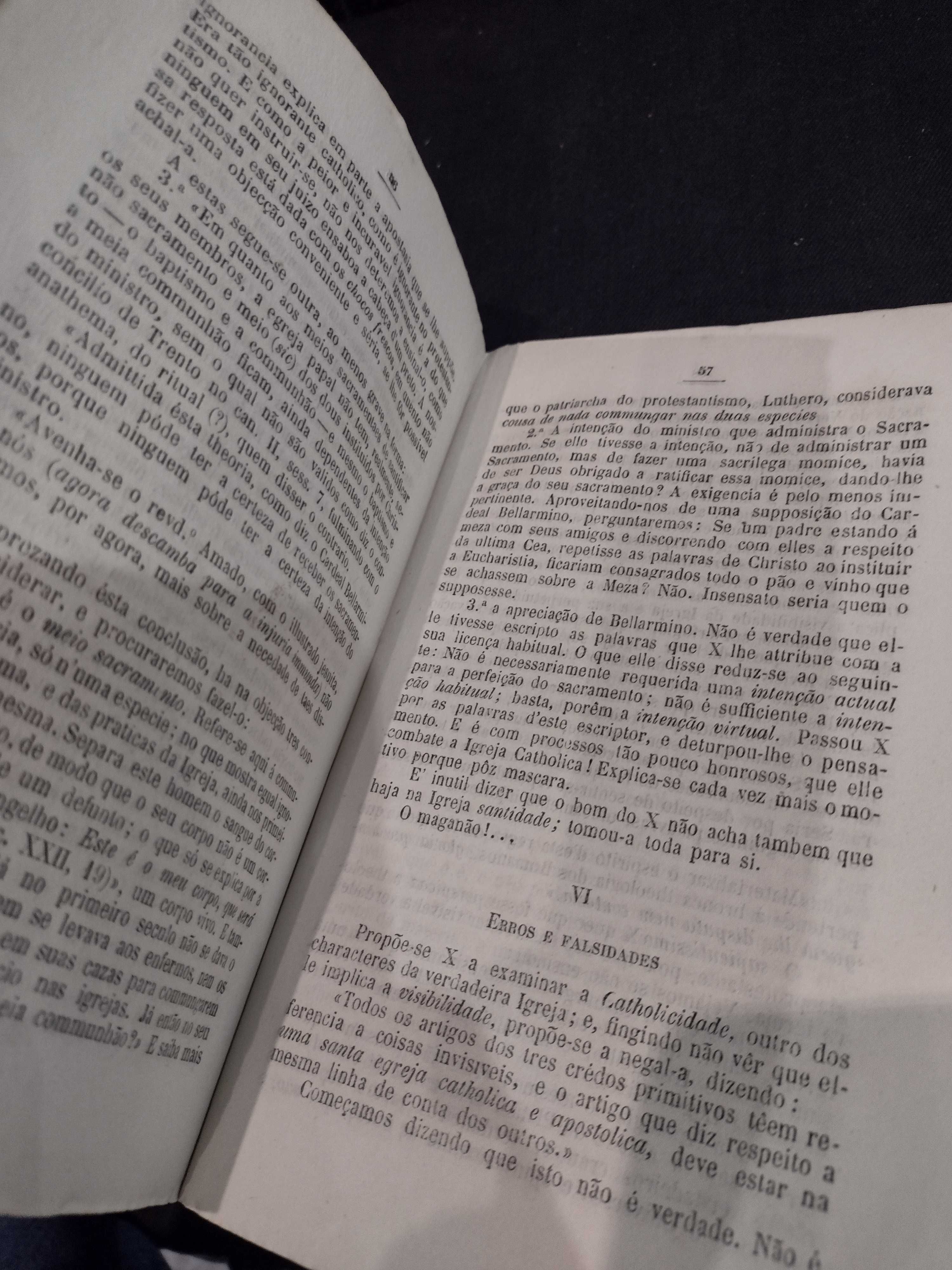 O Apostata Confundido 1876 ou resposta Doutrinal e Histórica