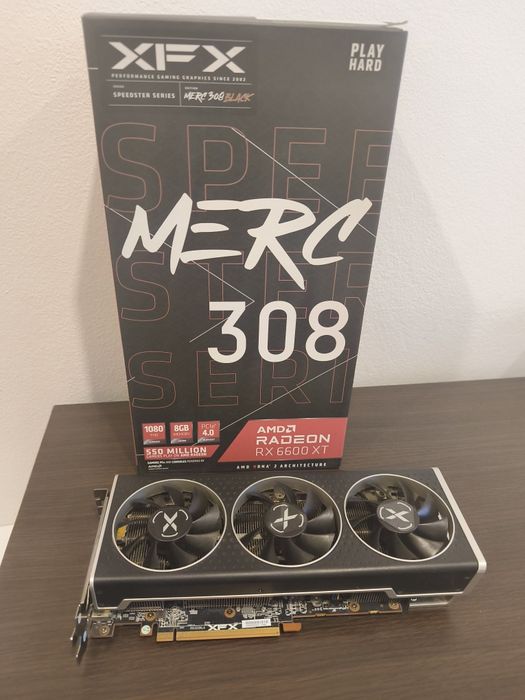 Placa Gráfica AMD Radeon RX 6600 XT Black 8GB GDDR6