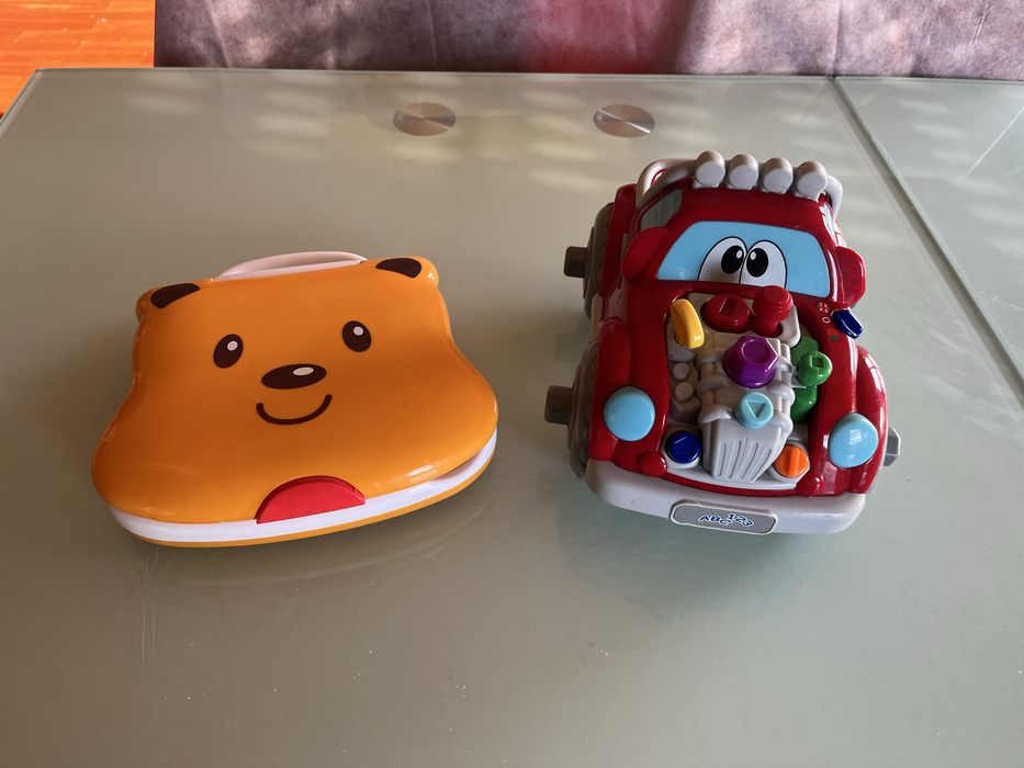 Lote conjunto 2 brinquedos interativos - Carro chicco computador zoko