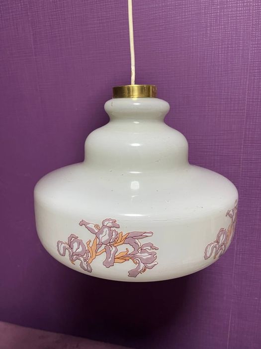 Люстра вінтажна скло