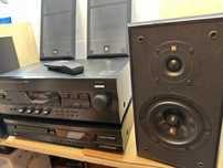 Yamaha zestaw Amplituner/CD/kolumny