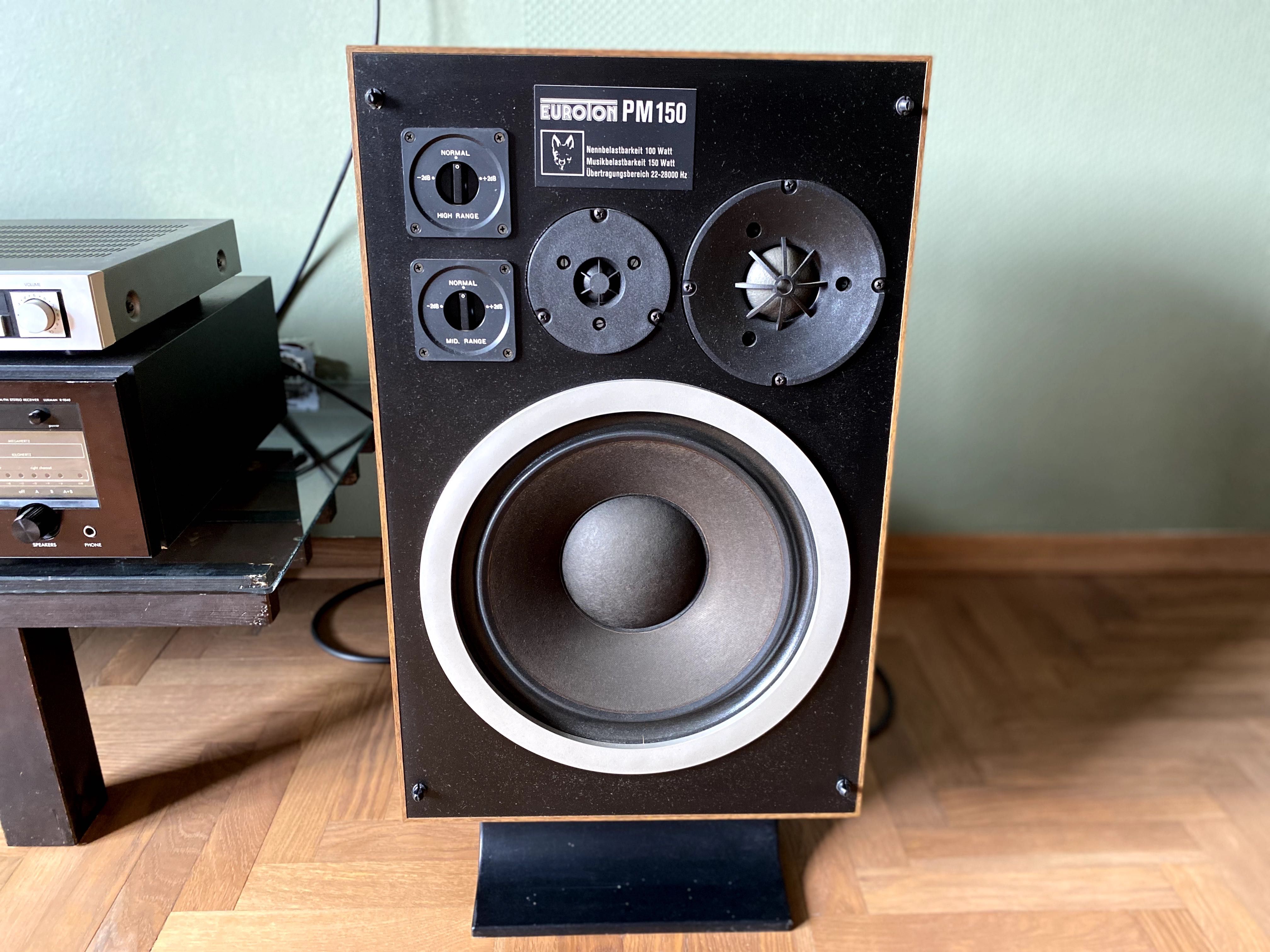 Kolumny Euroton PM-150 efektywność 92-94dB 30 centymetrowy bas