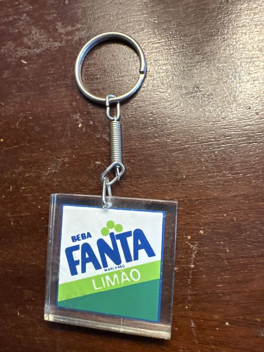 Porta chaves na fanta limão