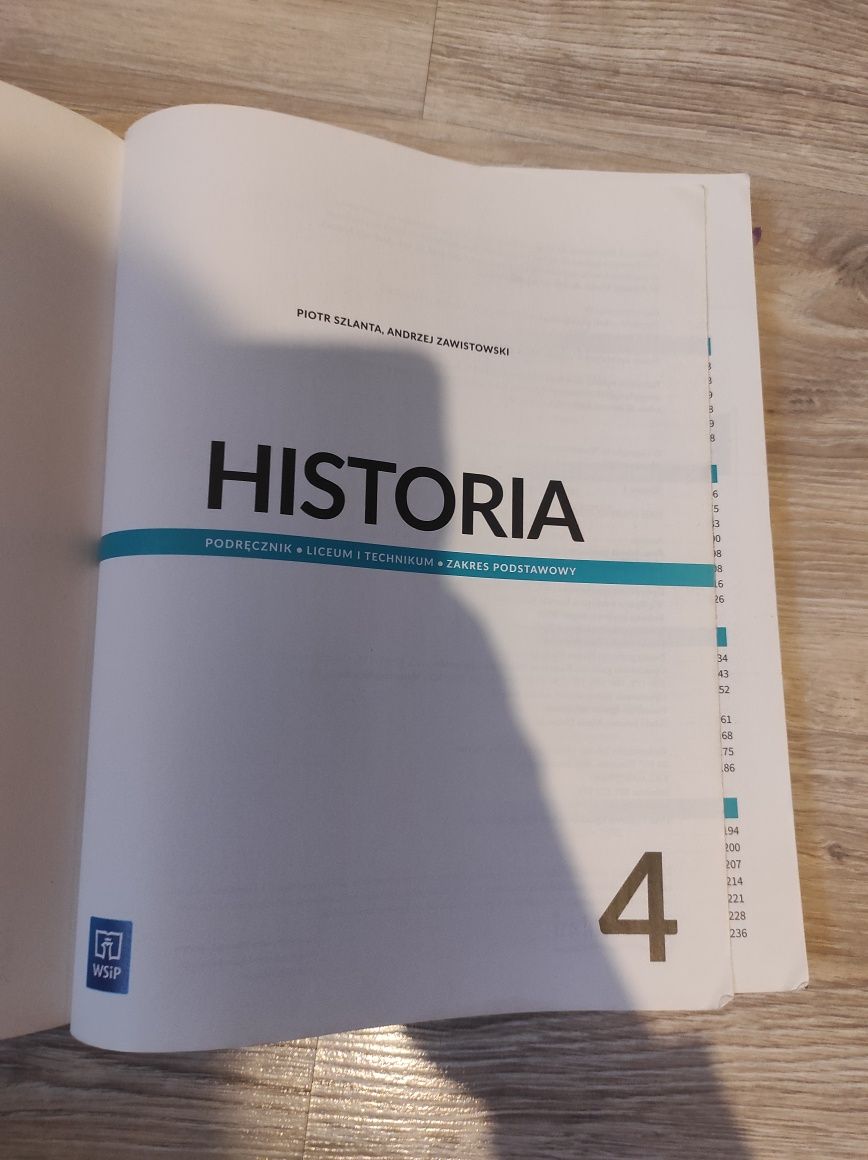 Historia 4. Liceum i technikum. Podręcznik. Zakres podstawowy. WSiP