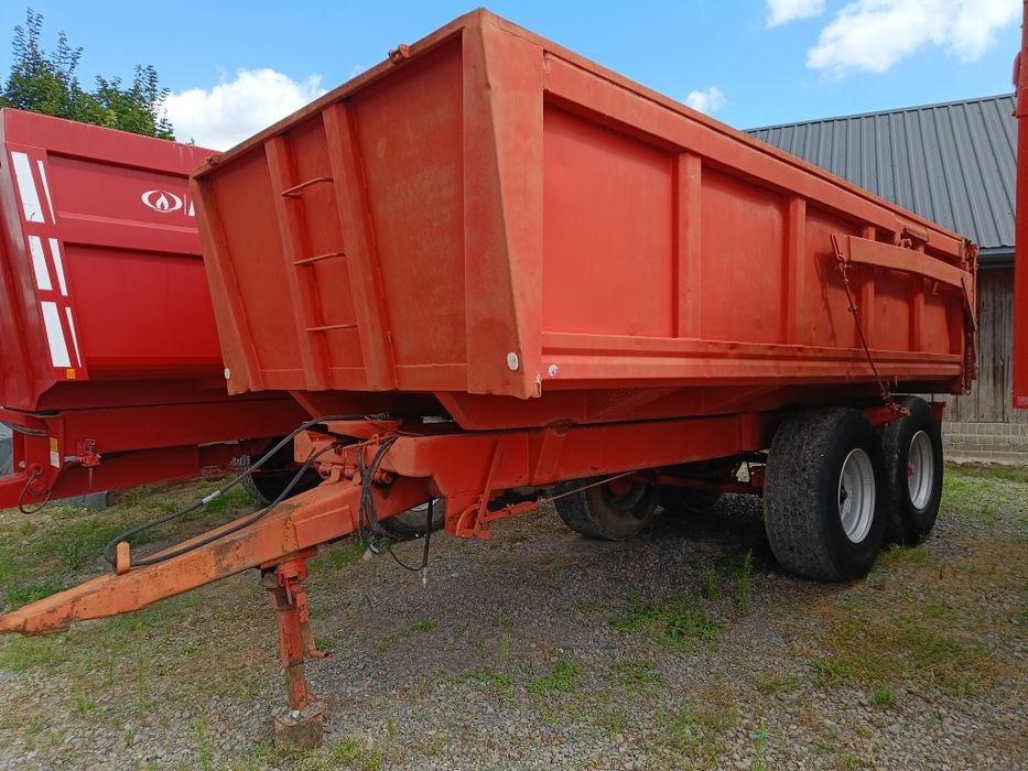 Przyczepa skorupa wywrotka tandem