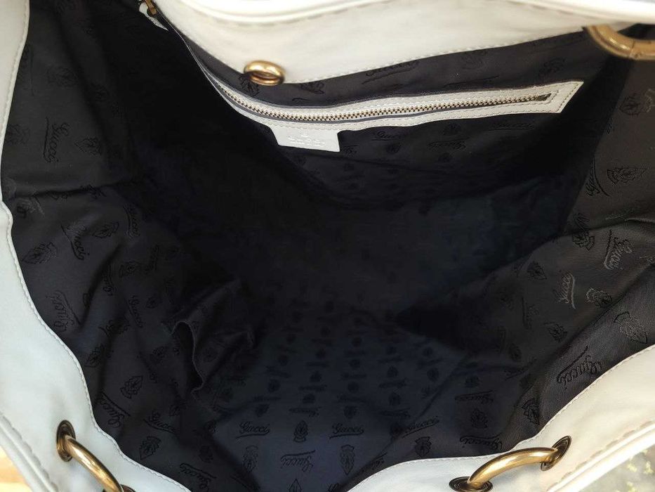 Кожаная женская сумка Gucci Irina White Оригинал