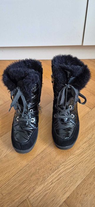Śniegowce czarne, ciepłe, rozm. 37