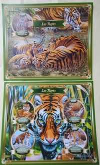 Znaczki pocztowe tematyczne - tygrysy