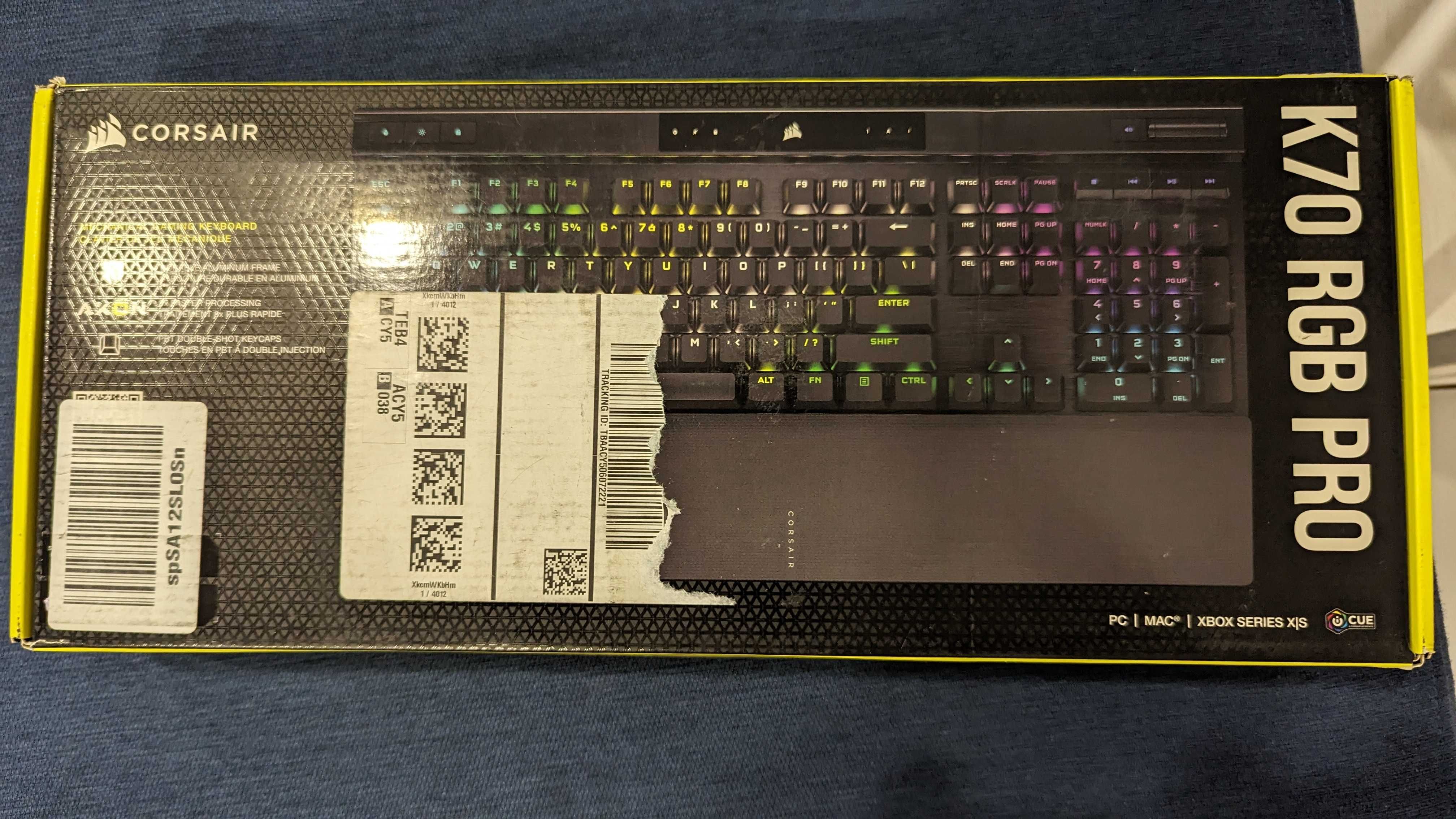 Клавіатура Corsair K70 RGB Pro Mechanical Keyboard Cherry MX Red - Гар