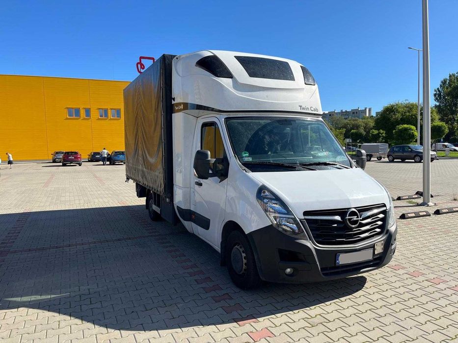 Opel Movano plandeka 8ep webasto klima poduszki firana cena brutto