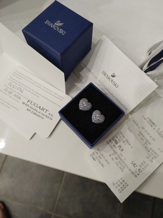 Kolczyki Swarovski Hyperbola oryginał