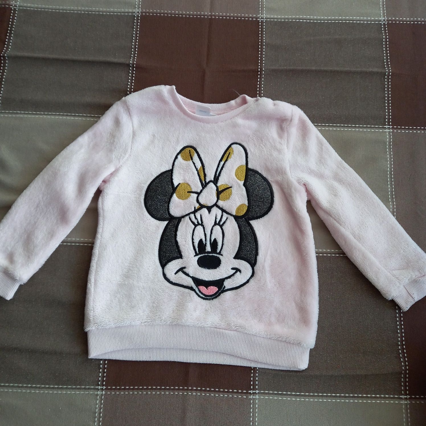 Dres, dresik dziewczęcy z 'pluszowego' polaru, Minnie, r. 98