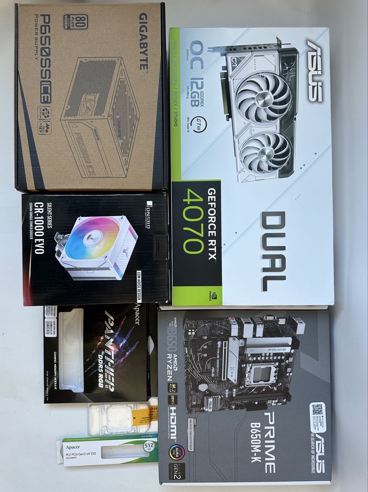 ПК r7 7700 rtx4070 32 gb ddr5 ssd m2