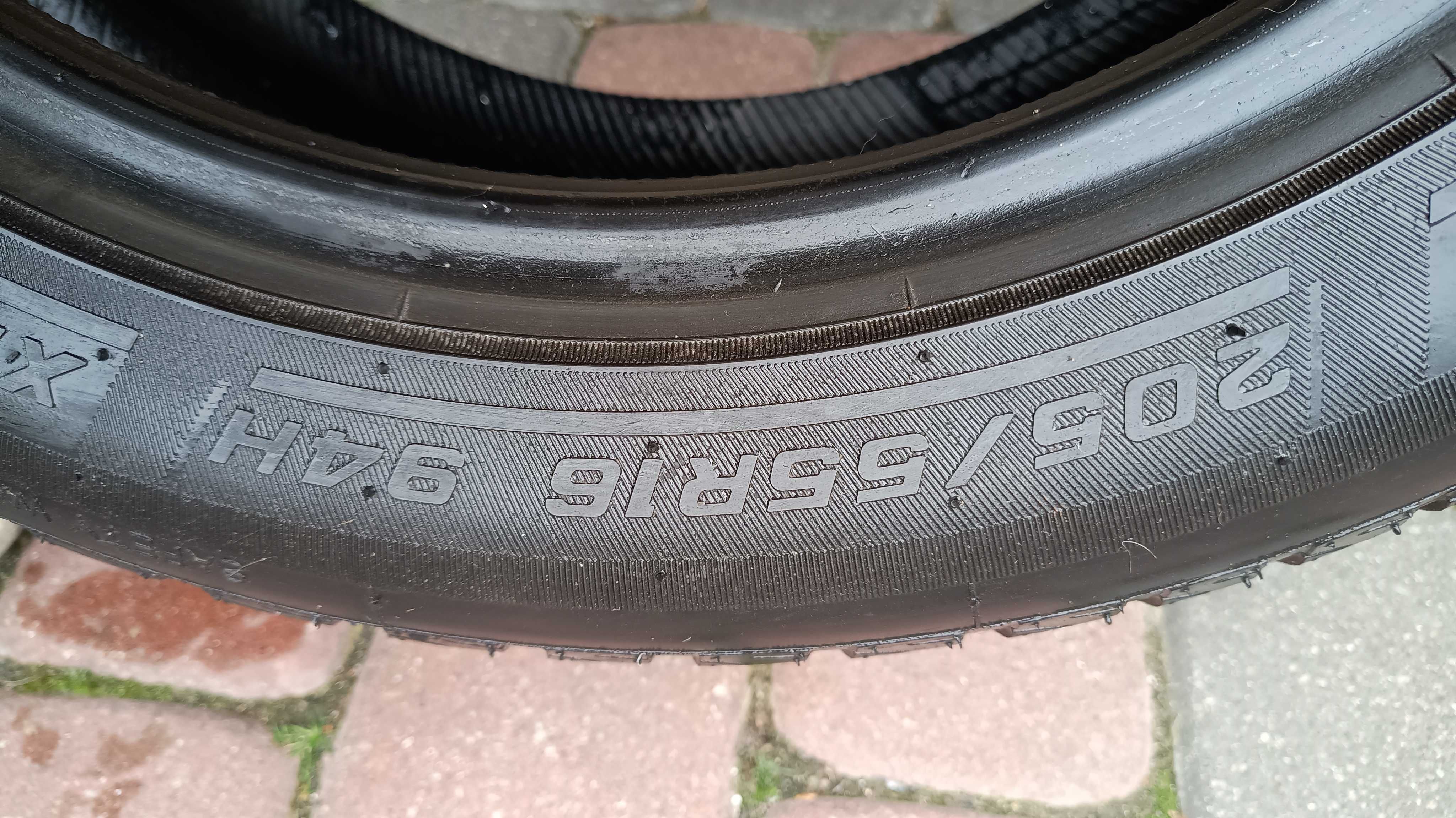 2 Opony wielosezonowe Milestone 205/55 R 16 94 H XL 2x 6 mm