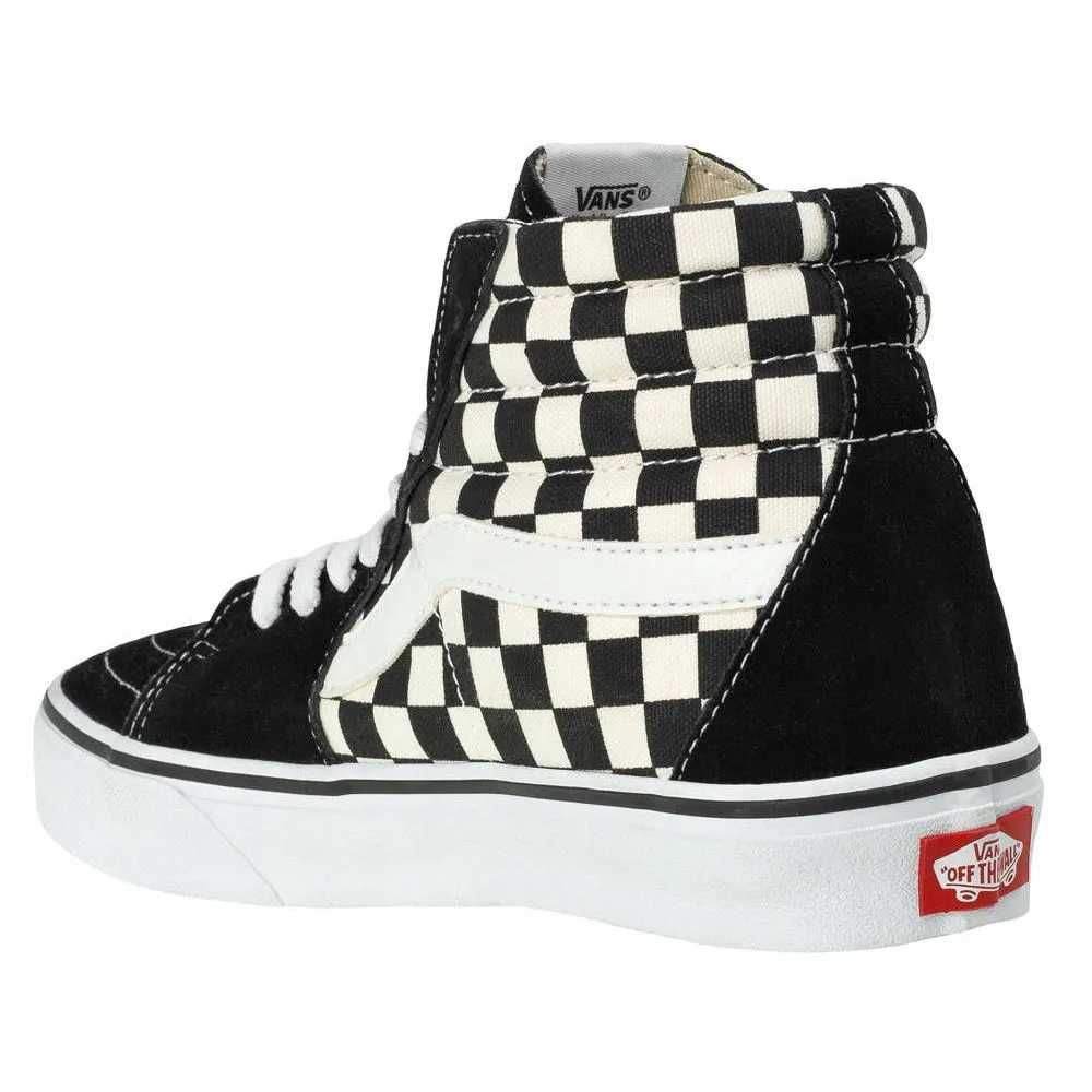 Trampki unisex wysokie Vans w kratkę V38CL SK8-HI DX rozm. 36