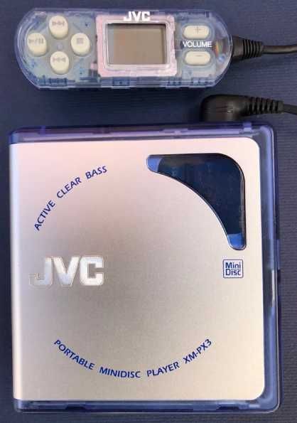 Minidisc walkman MD JVC XM-PX3BU