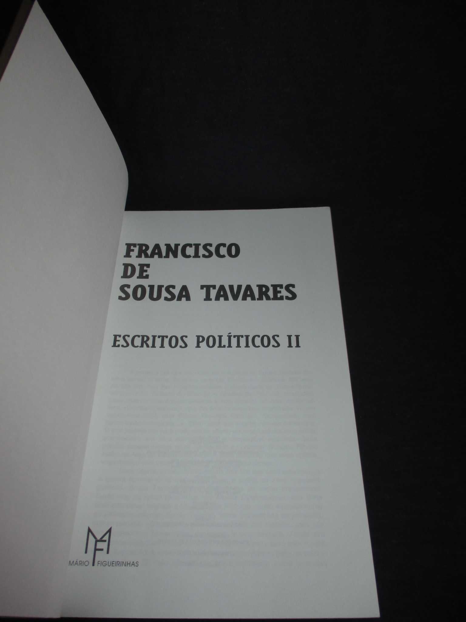 Livro Escritos Políticos II Francisco de Sousa Tavares