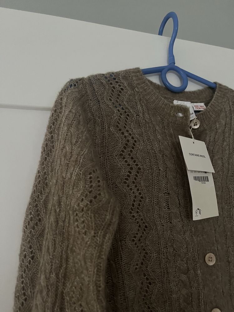 Zara sweter wełna jedwab 110 nowy