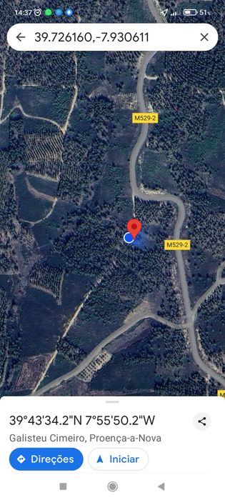 Terreno rústico com 4000 M2 Proença a Nova