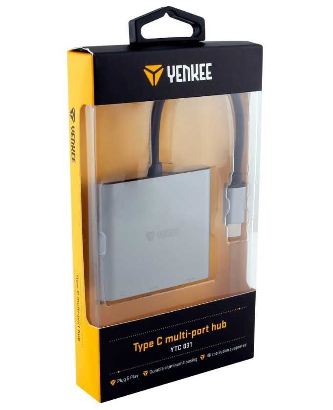 Адаптер USB Type C HDMI/USB  Yenkee YTC 031